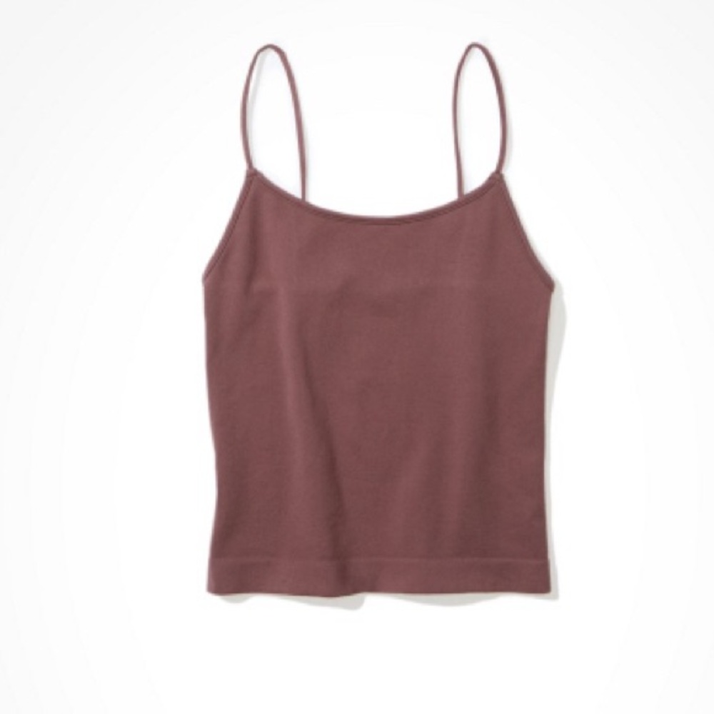 American Eagle Deep Plum Tank